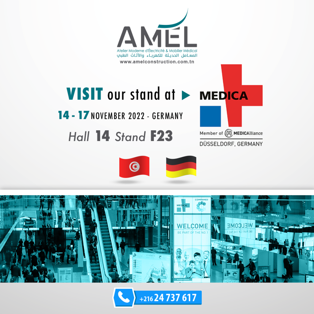 AMEL CONSTRUCTION À MEDICA, DÜSSELDORF / ALLEMAGNE
